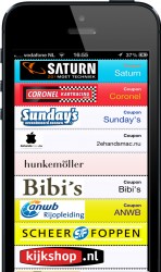 Snelst groeiende Couponplatform van Nederland biedt nu ook Saturn, Sunday's en Coronel Passbook coupons aan